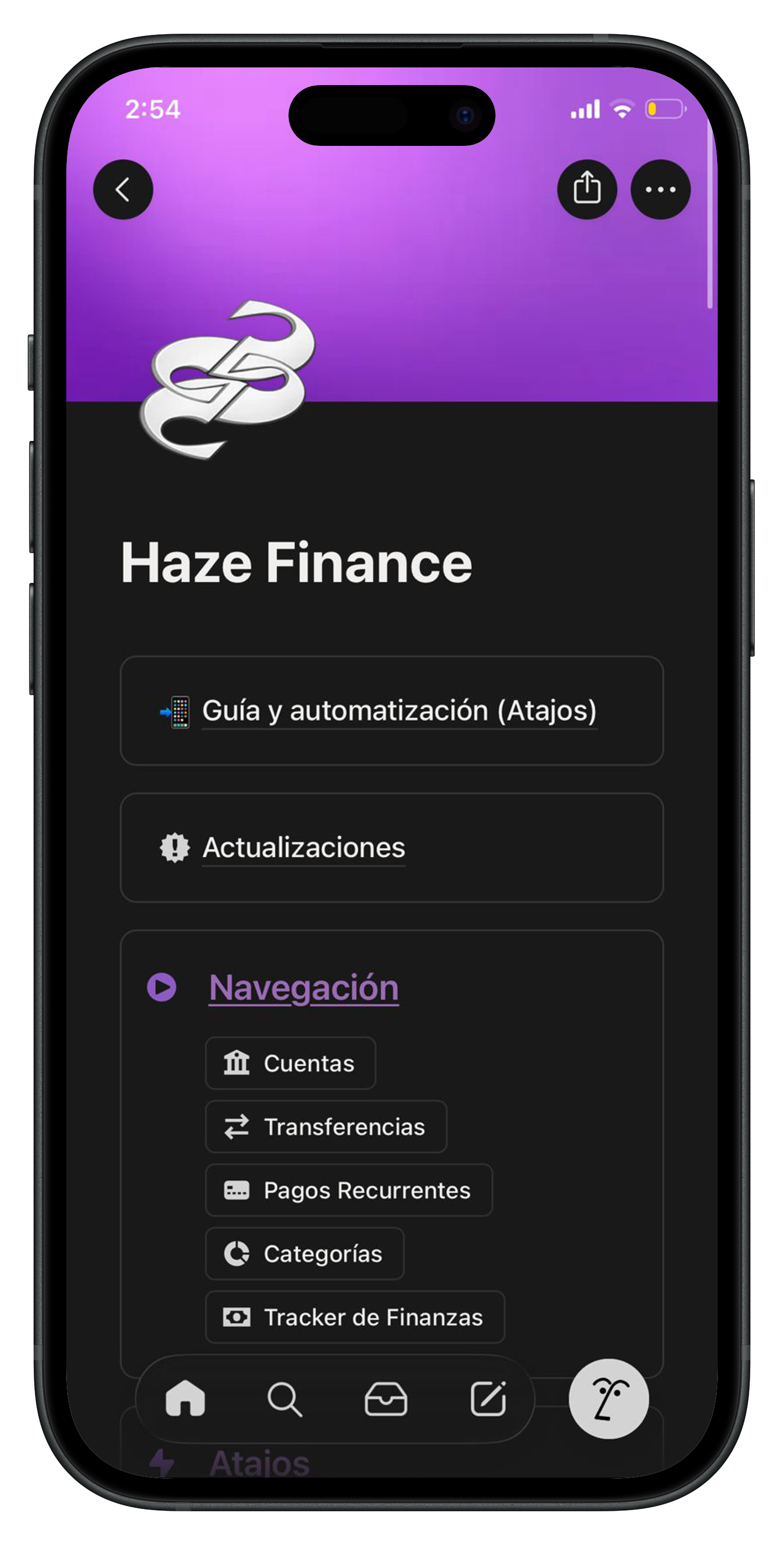 Haze Finance Home